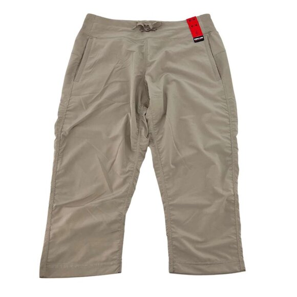 Kirkland Women's Active Capri Pants | Casual | Stretchy | Tan | Various Sizes - Picture 1 of 2